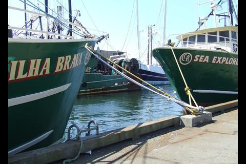 Fishing vessels in New Bedford